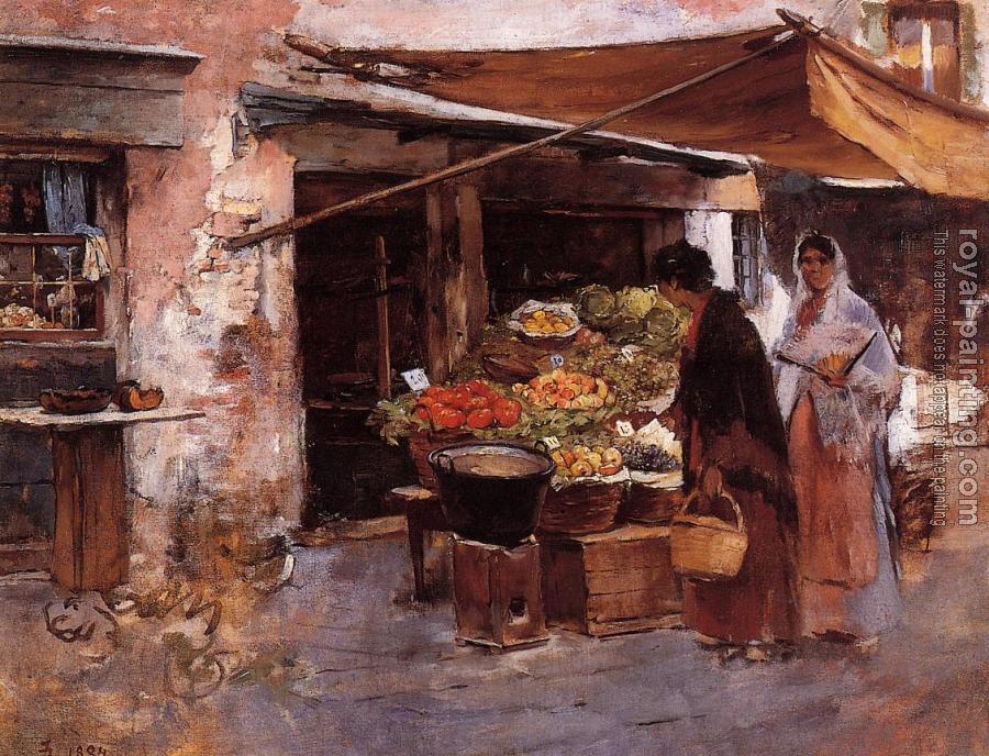 Frank Duveneck : Venetian Fruit Market